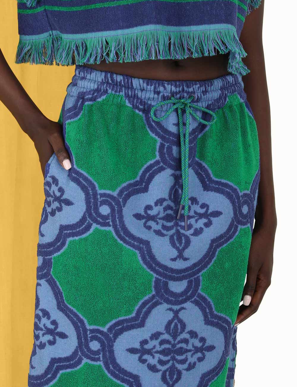 Tiggy Terry Drawstring Skirt