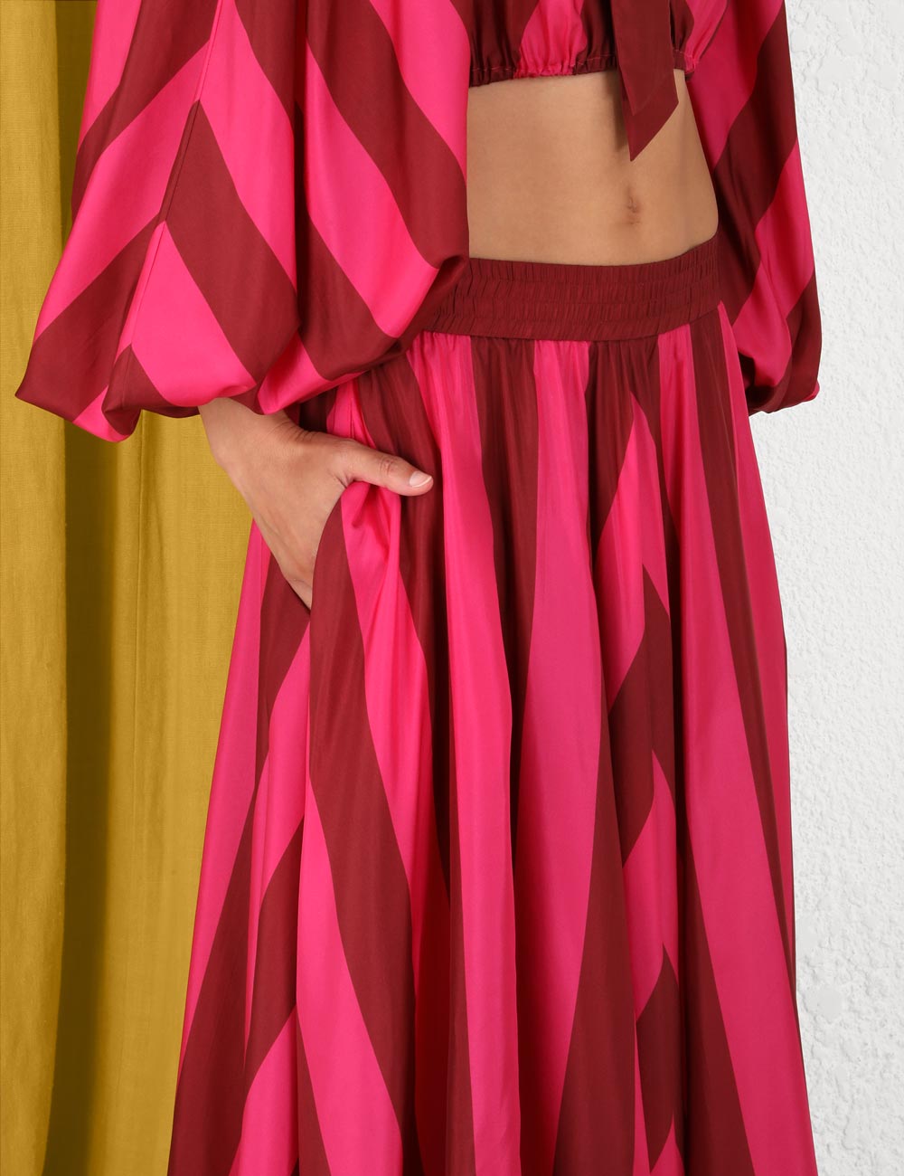 Tiggy Chevron Full Skirt