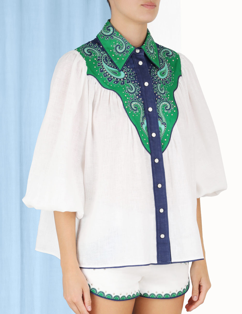 Tiggy Applique Billow Blouse
