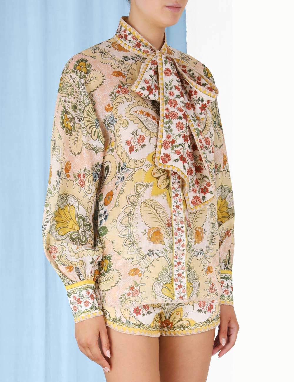 Laurel Tie Neck Blouse 