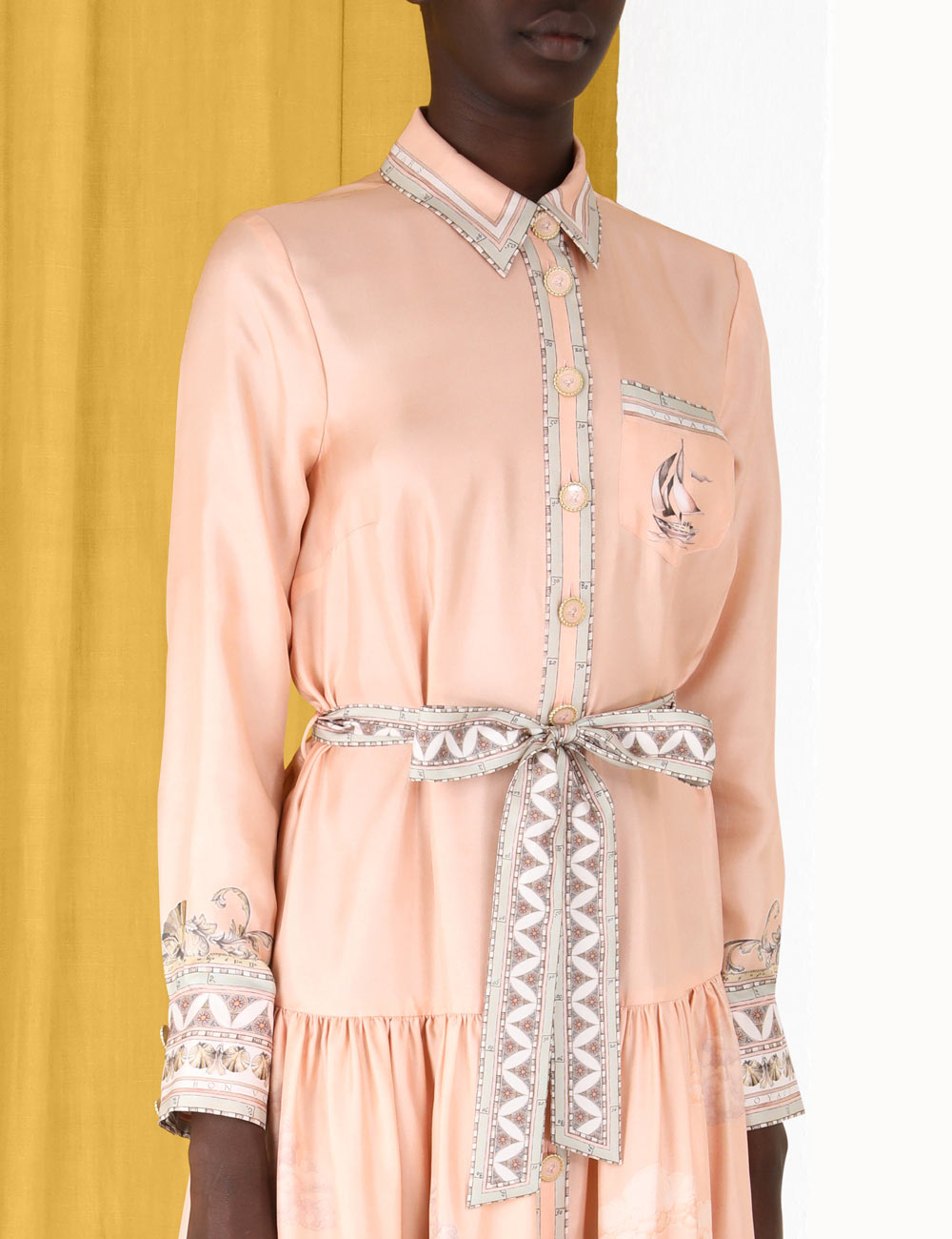 High Tide Shirt Midi Dress