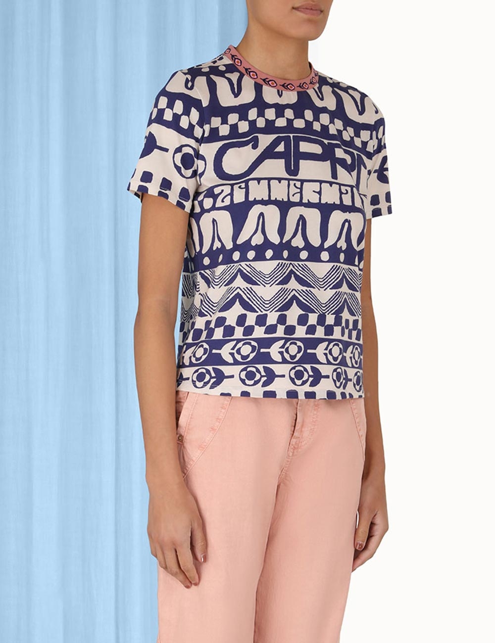 Capri Straight Fit Tee