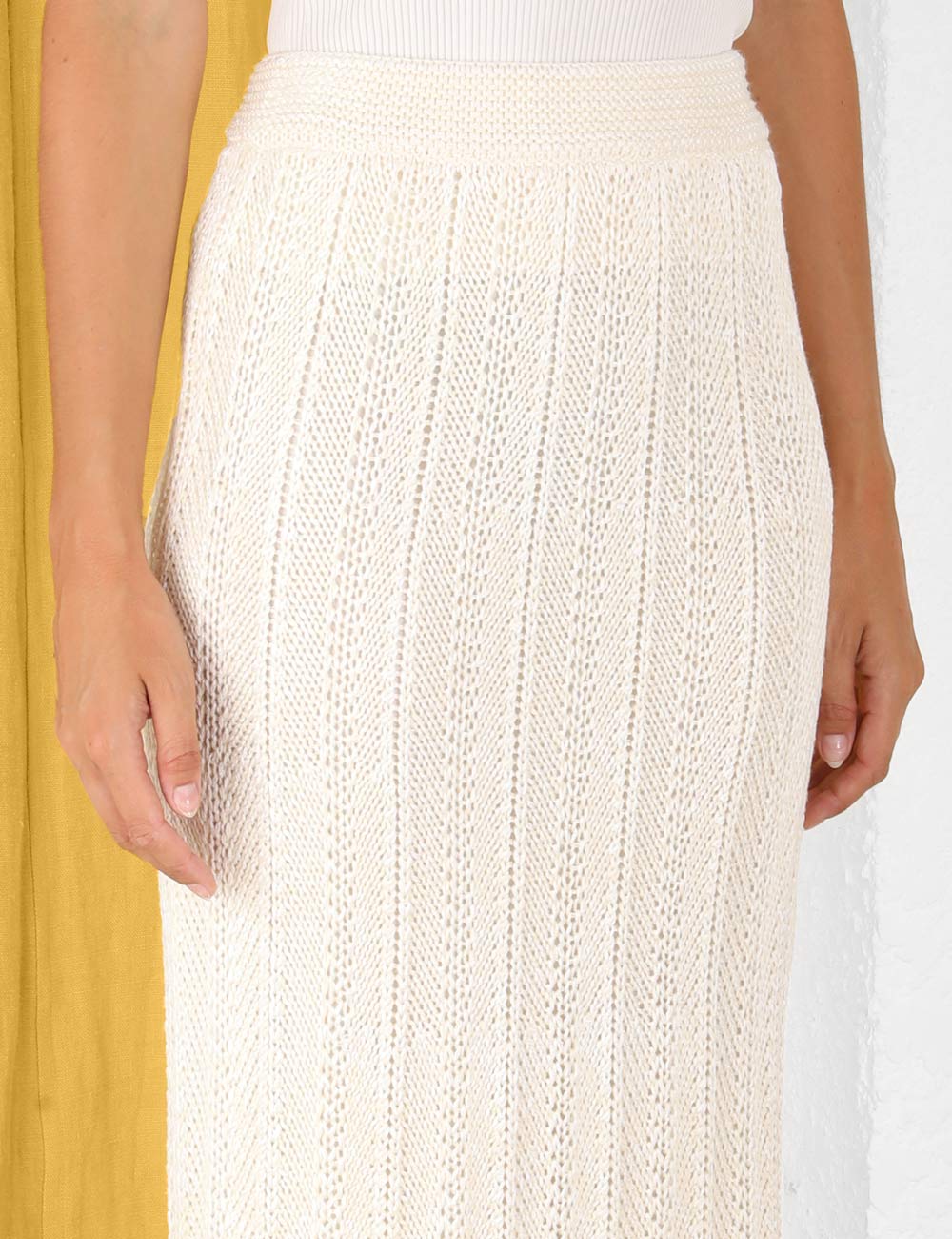 Wonderland Knit Midi Skirt