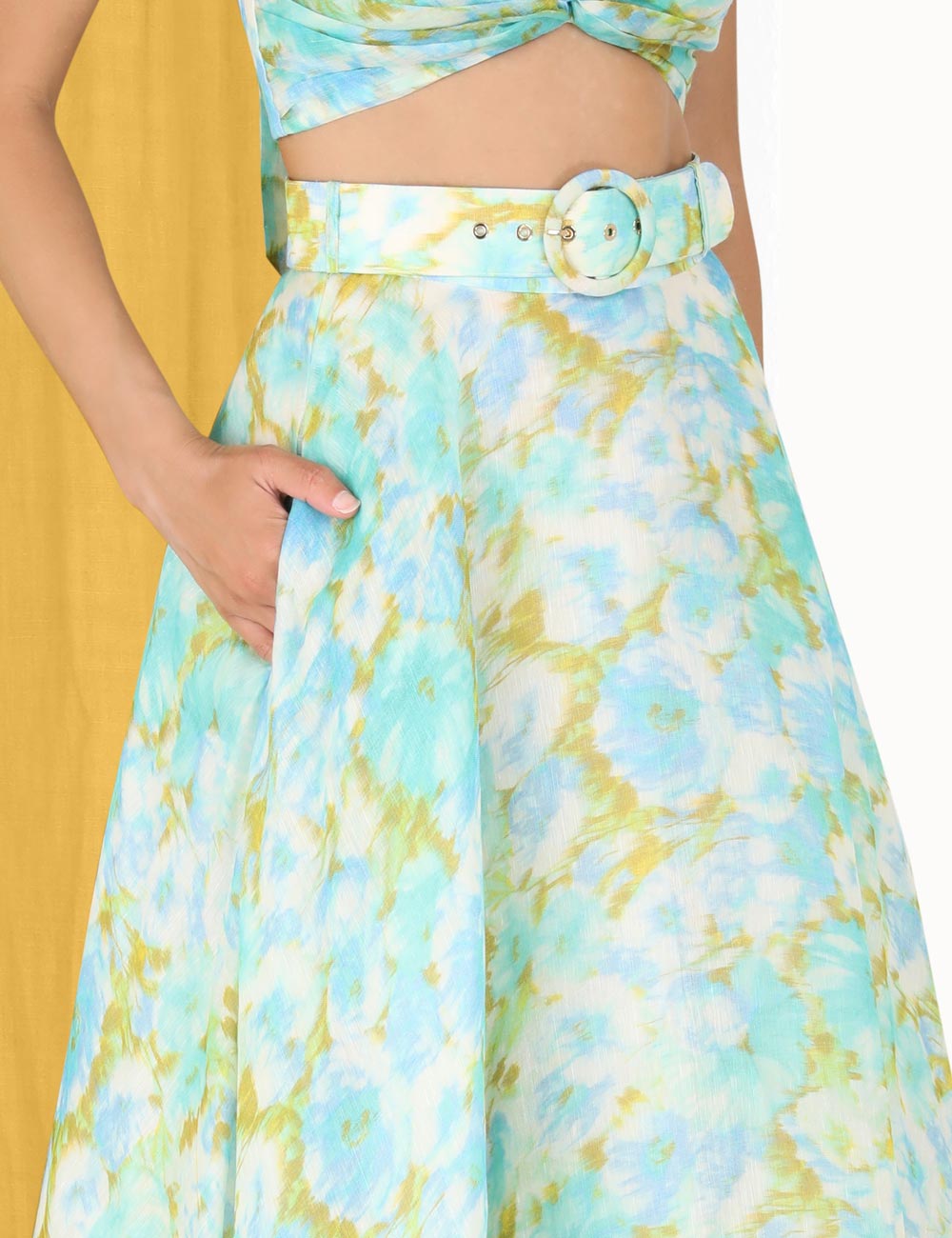 High Tide Ikat Maxi Skirt