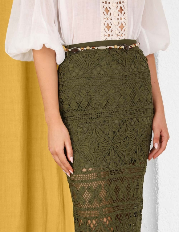 Laurel Ribbon Lace Skirt