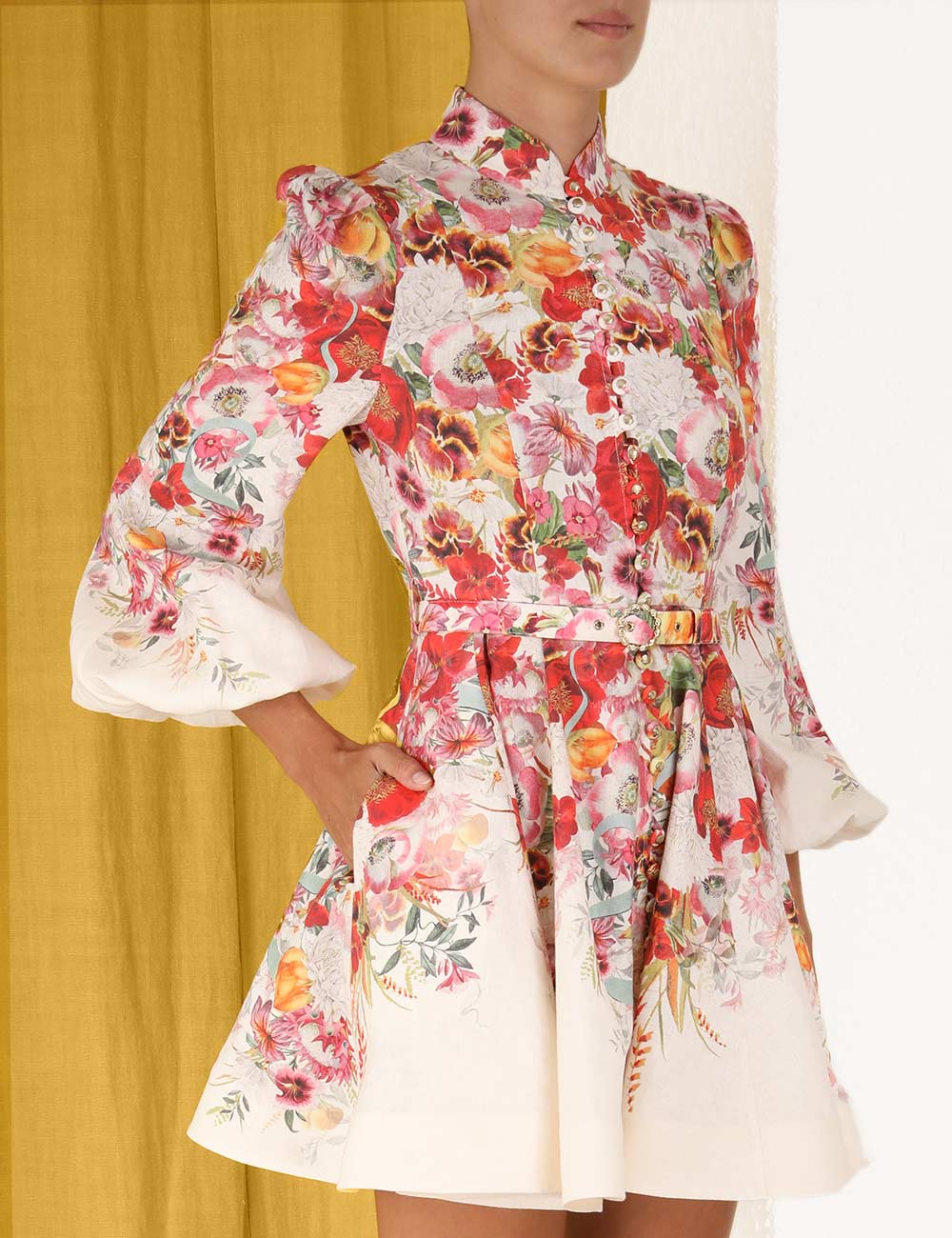 Wonderland Buttoned Mini
