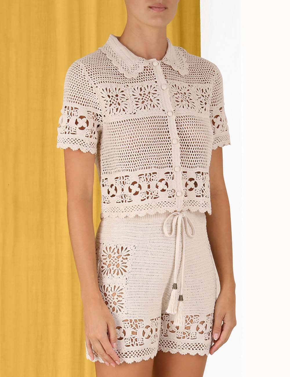 Chintz Hand Crochet Shirt