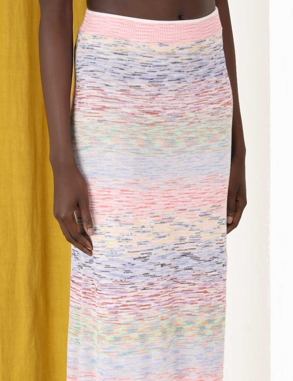 Raie Marl Midi Skirt
