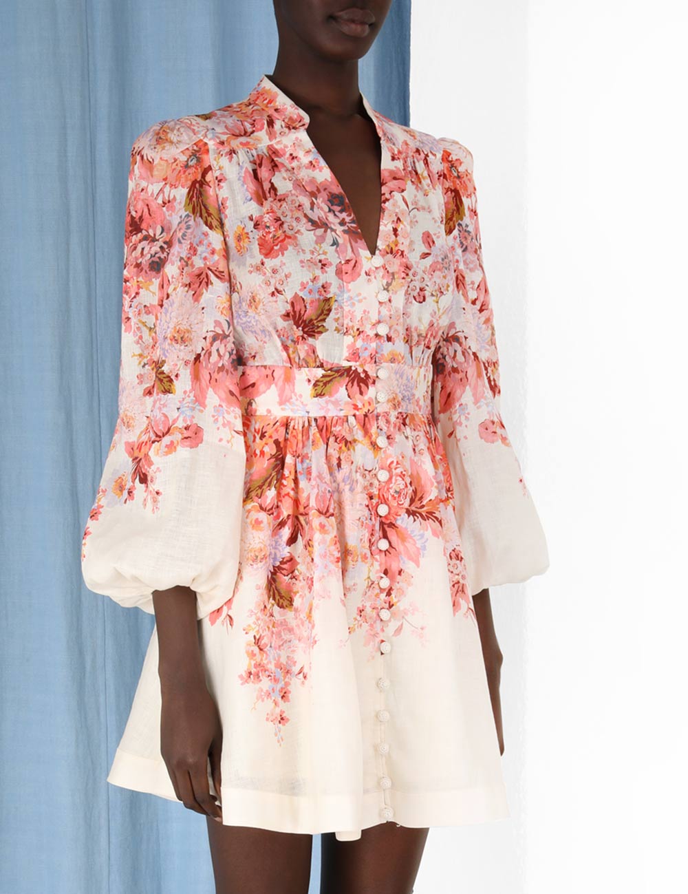 Devi Plunge Mini Dress