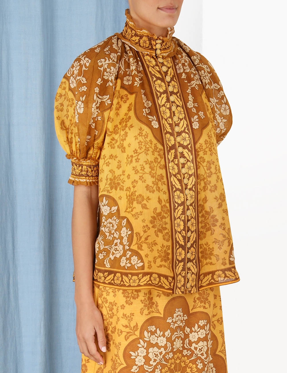 Raie Short Sleeve Blouse