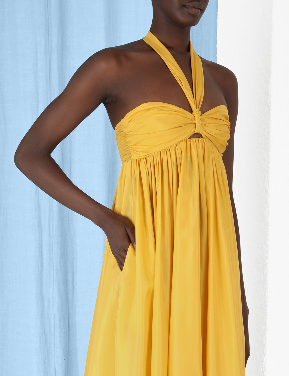 Devi Halter Maxi Dress