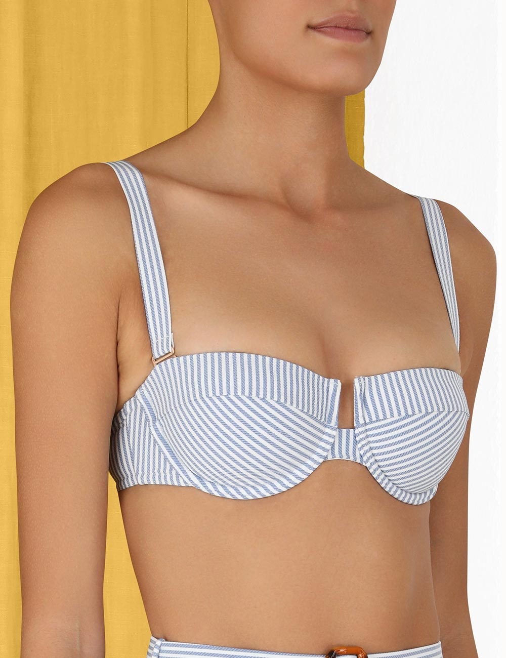 Chintz Stripe Balconette Bra