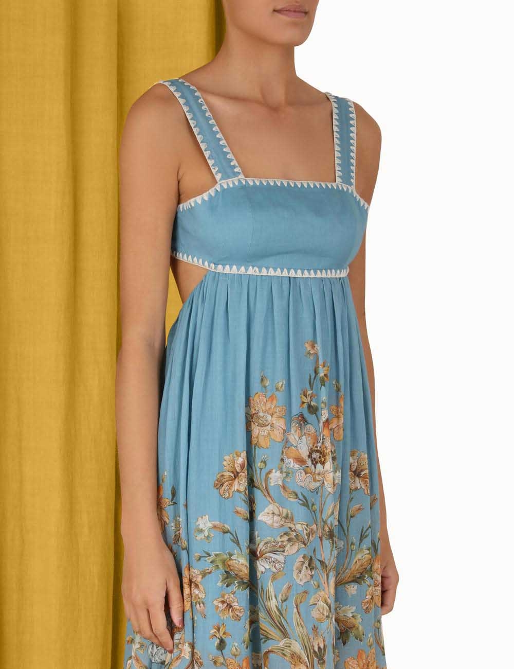 Chintz Tiered Midi Dress