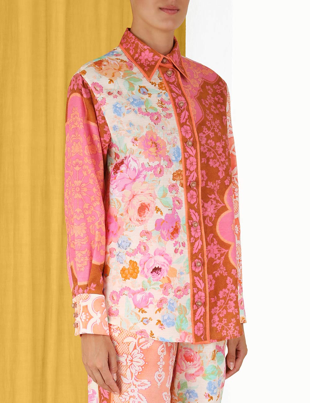 Raie Spliced Body Shirt