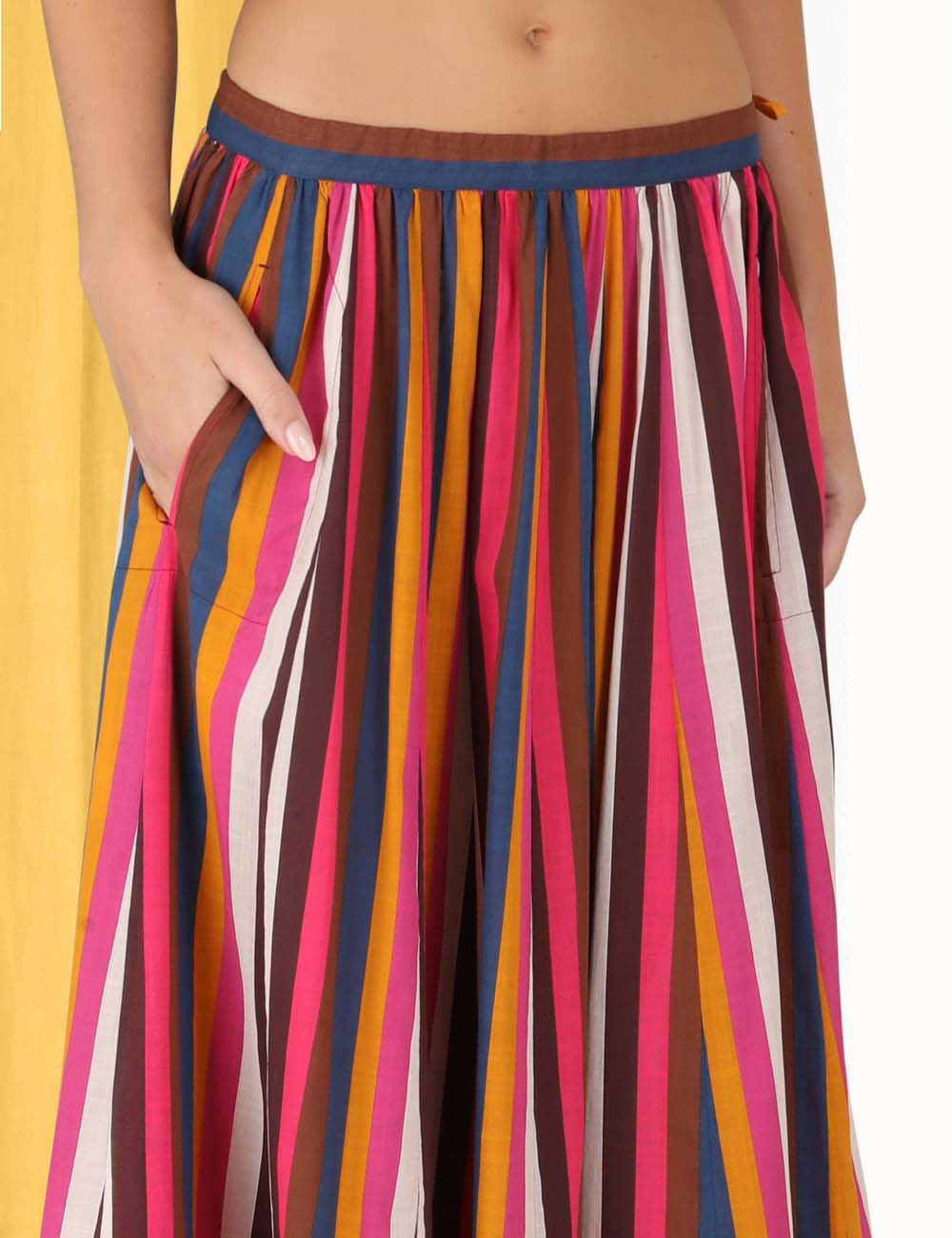 Ginger Draw Flare Skirt