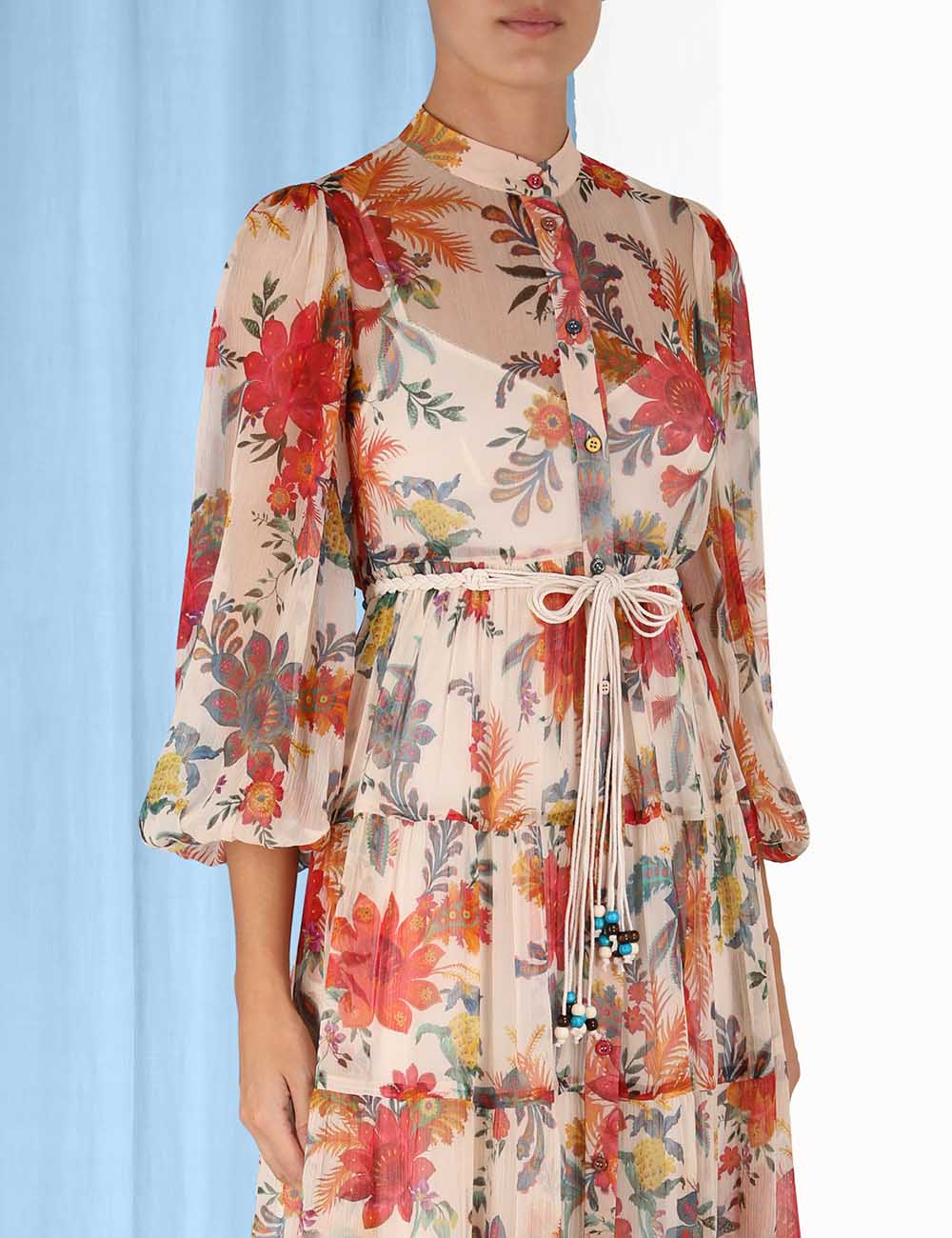Ginger Tiered Midi Dress