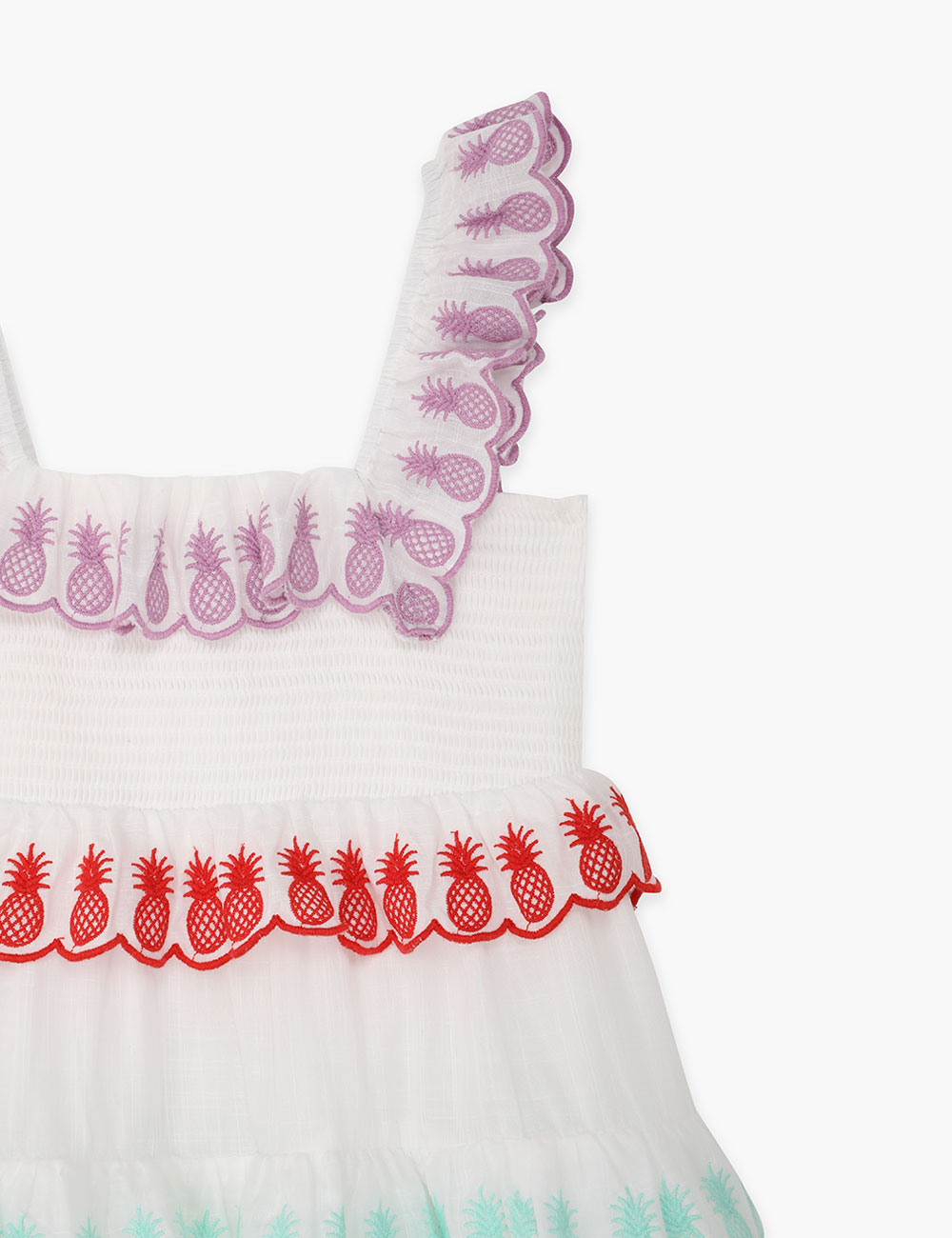 Raie Shirred Picnic Dress