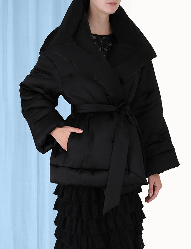 Luminosity Satin Wadded Jacket