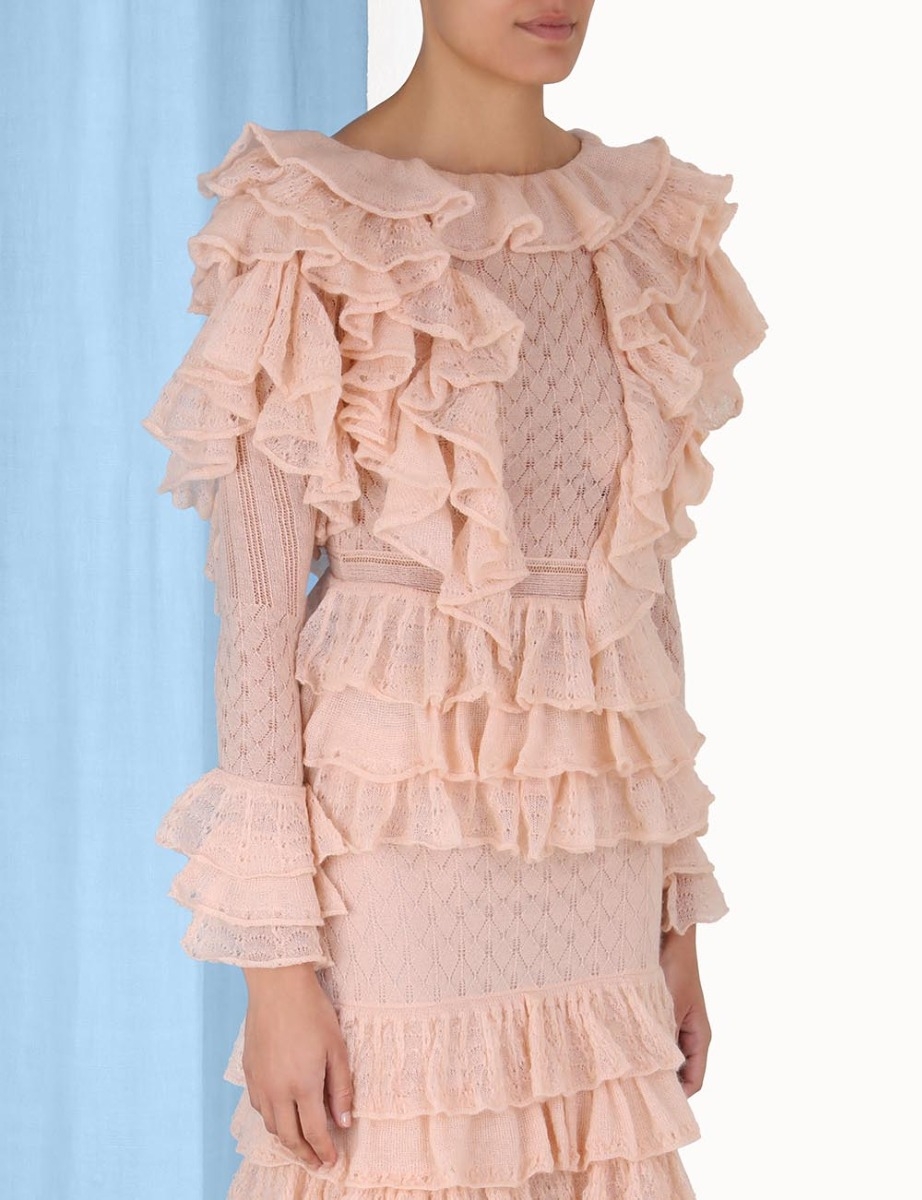Luminosity Frill V-Neck Top