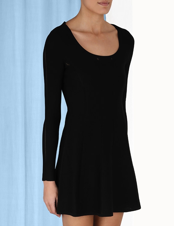 Luminosity Knit Panelled Mini