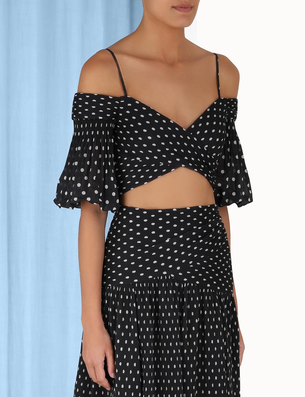 Pleated Bodice