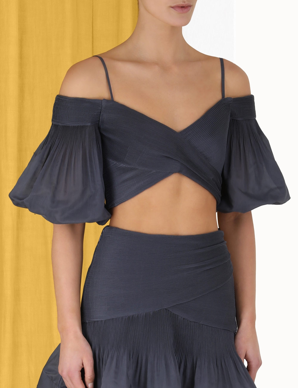 Pleated Bodice