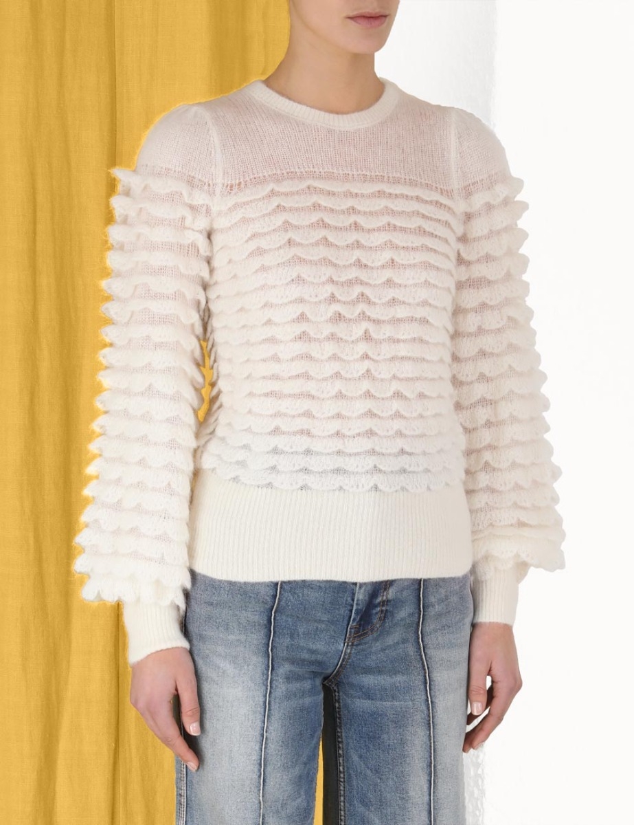 Luminosity Scallop Sweater