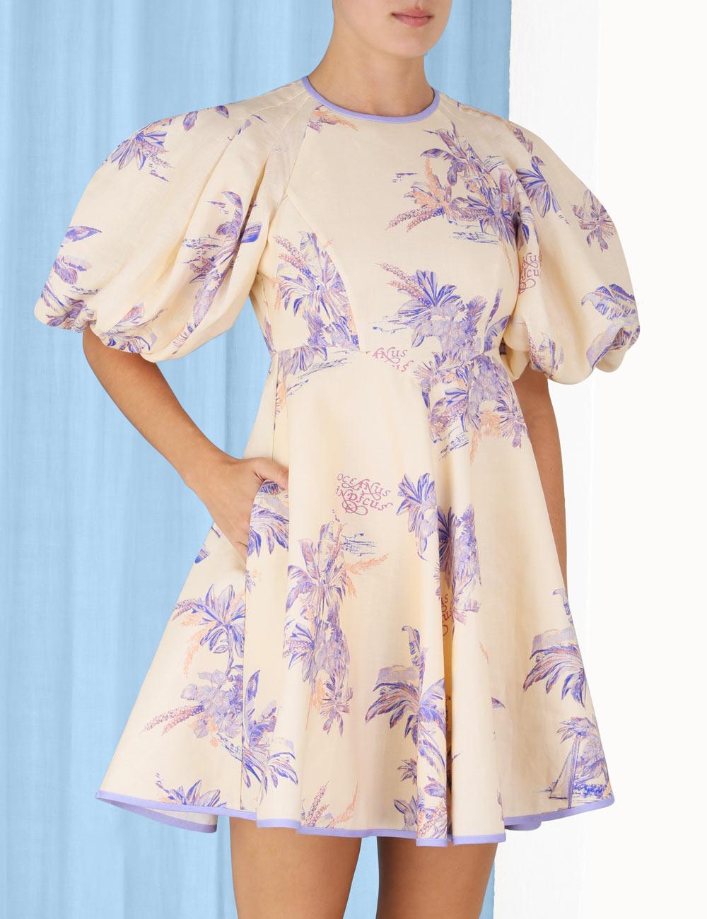 Linen Day Mini Dress