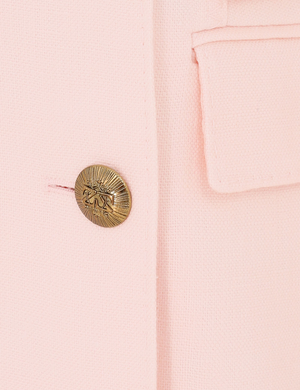 Crush Double Breasted Jacket Pink Online | Zimmermann