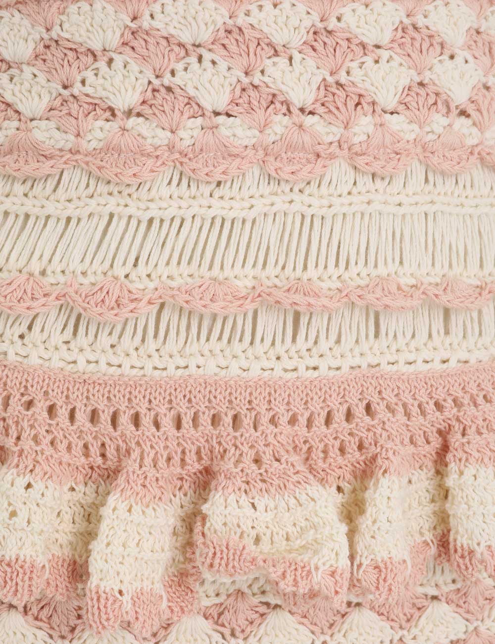 Clover Crochet Midi Skirt