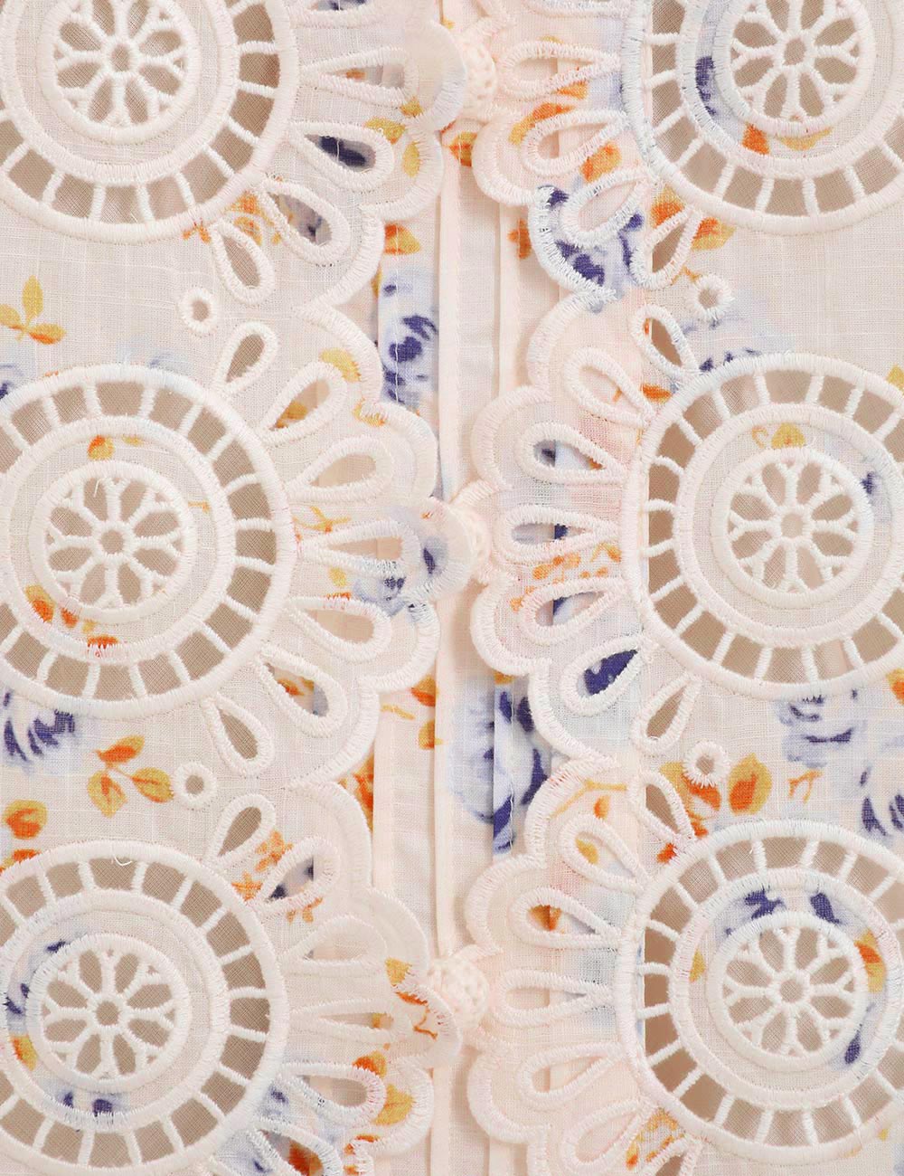 Silk Half Button Blouse in White – Carl Meyers