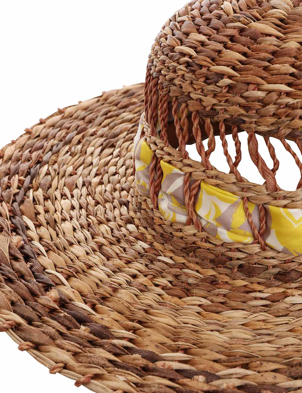 Vented Wicker Boater
