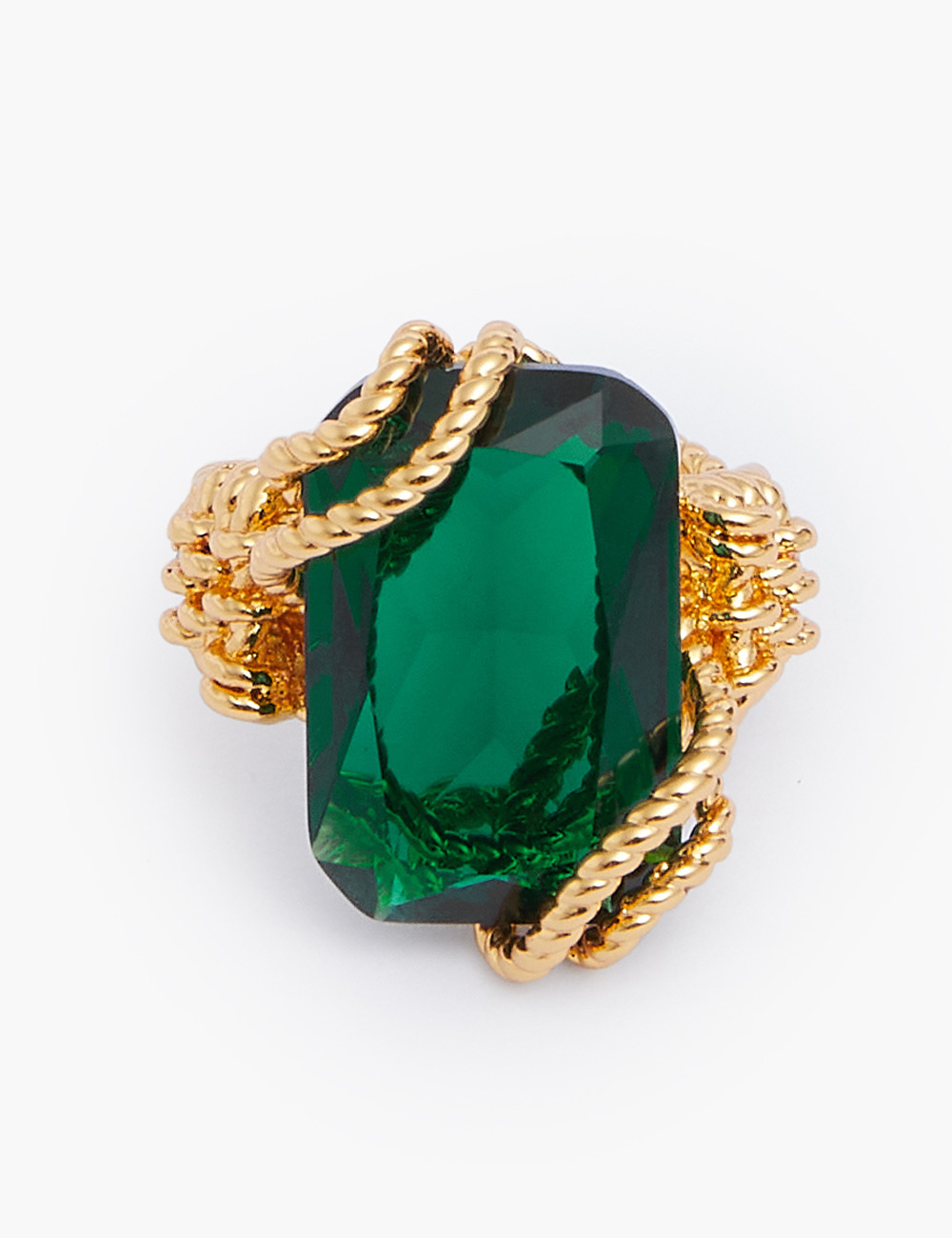 Tangled Rope Cocktail Ring
