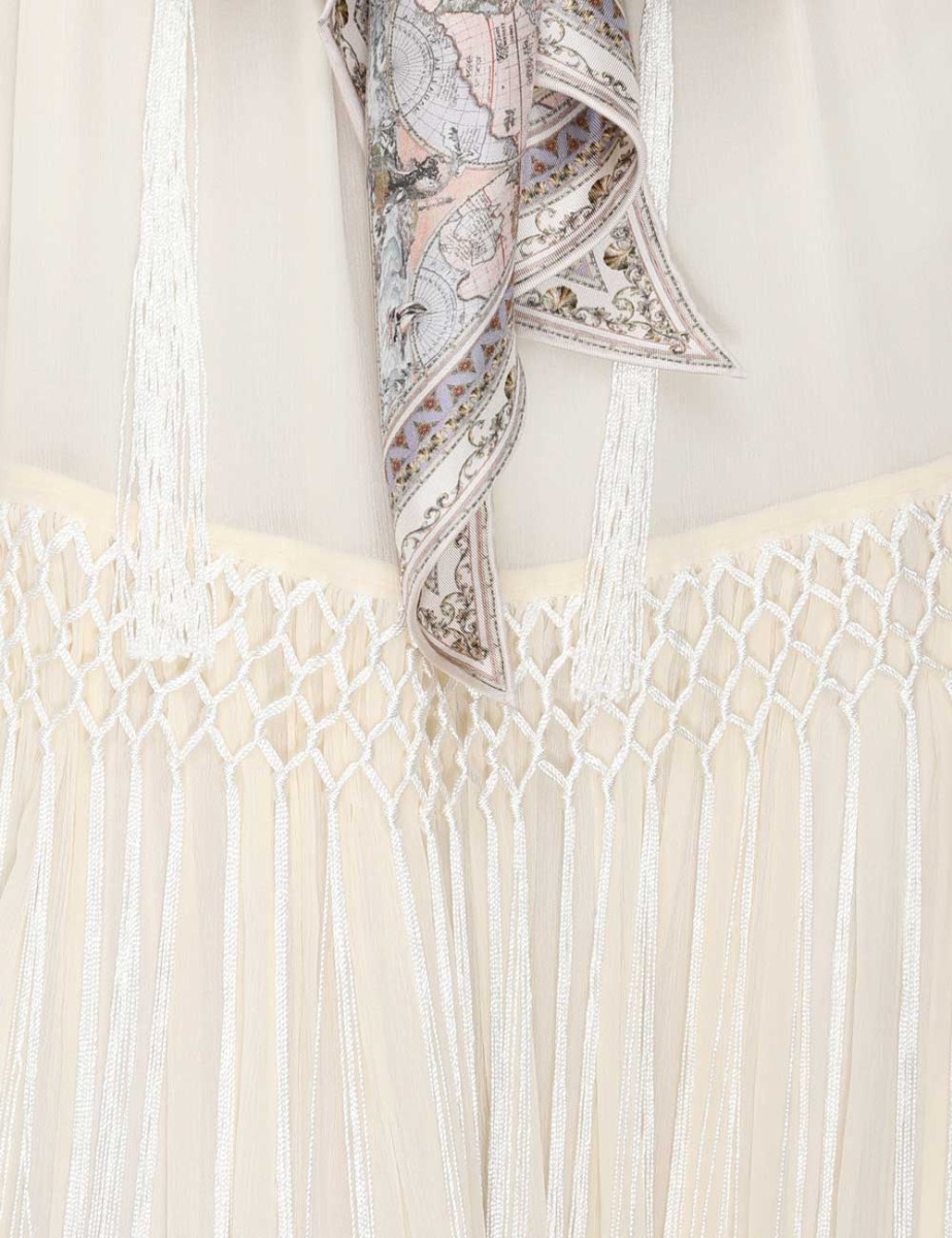 High Tide Fringe Midi Dress