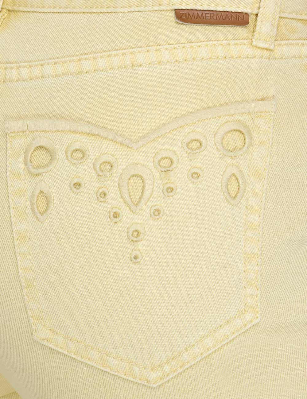 Clover Scallop Stovepipe Jean