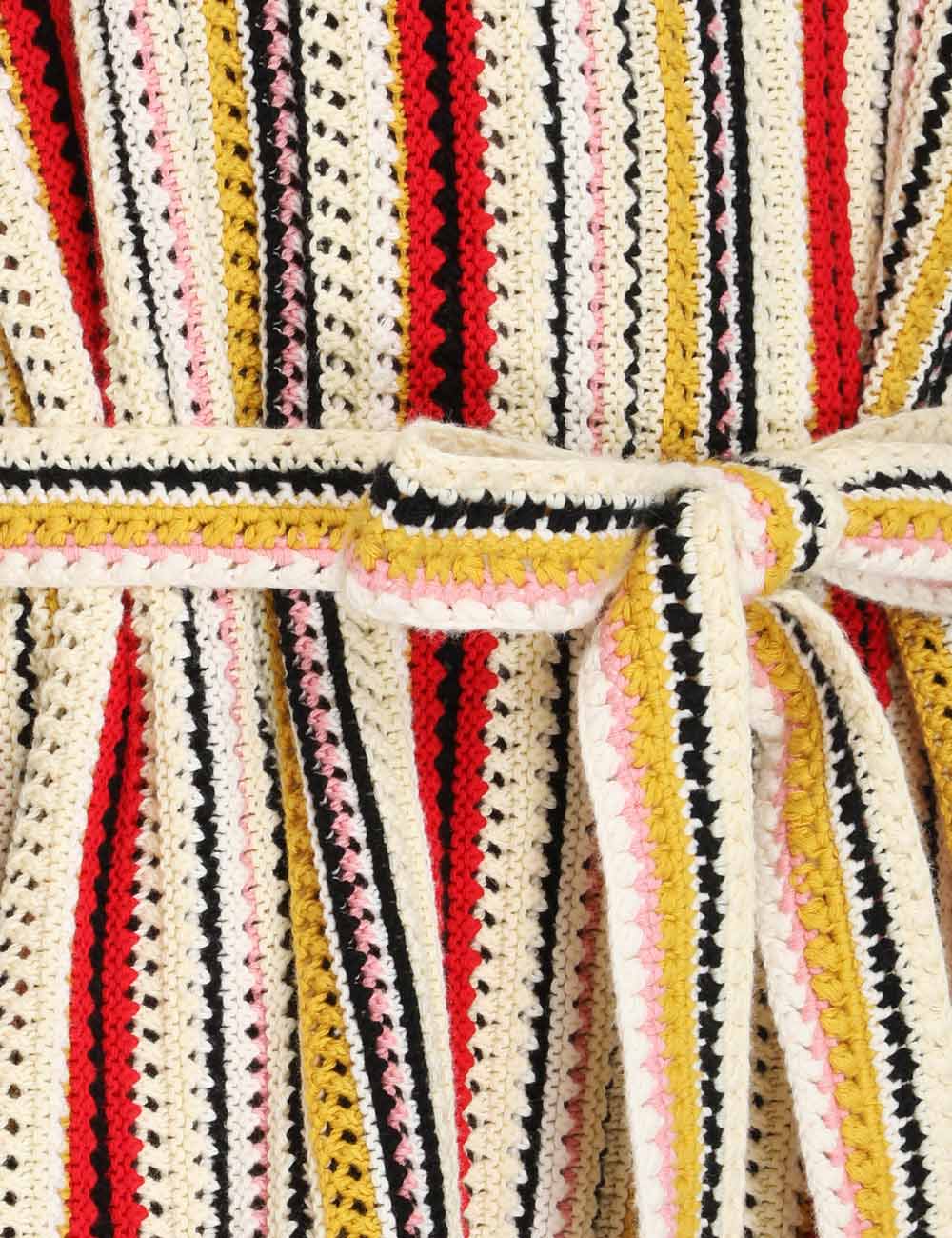 Vitali Multi Stripe Poncho