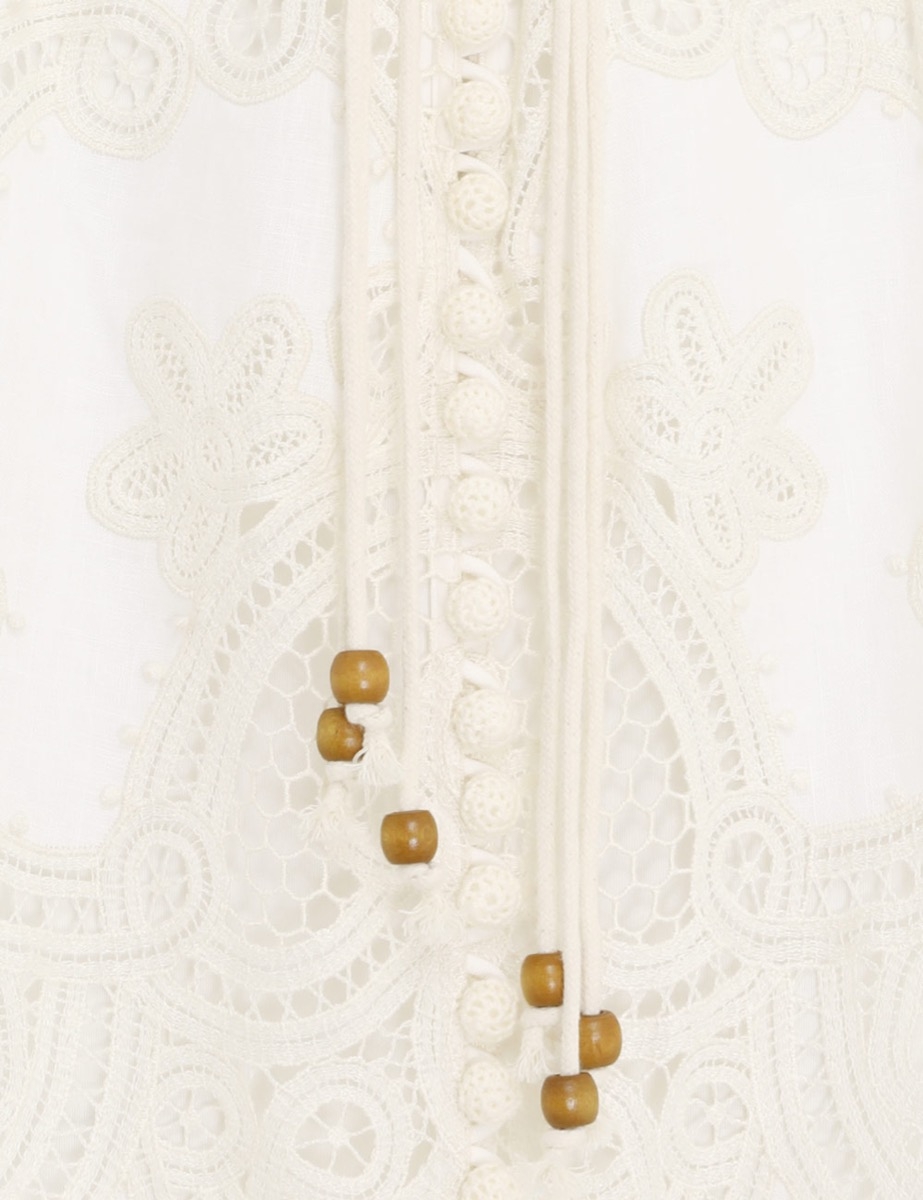 Tiggy Embroidered Shirt Dress