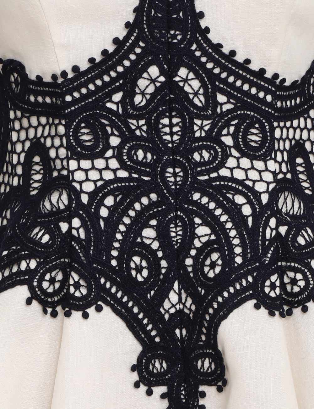 Tiggy Embroidered Mini Dress