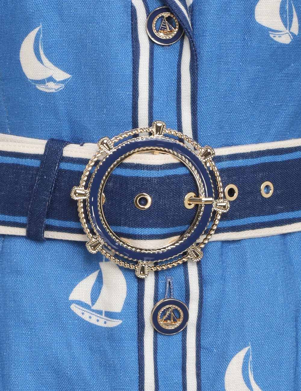 High Tide Mini Shirt Dress