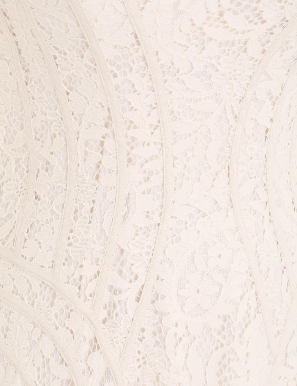 Devi Panelled Lace Midi Dress