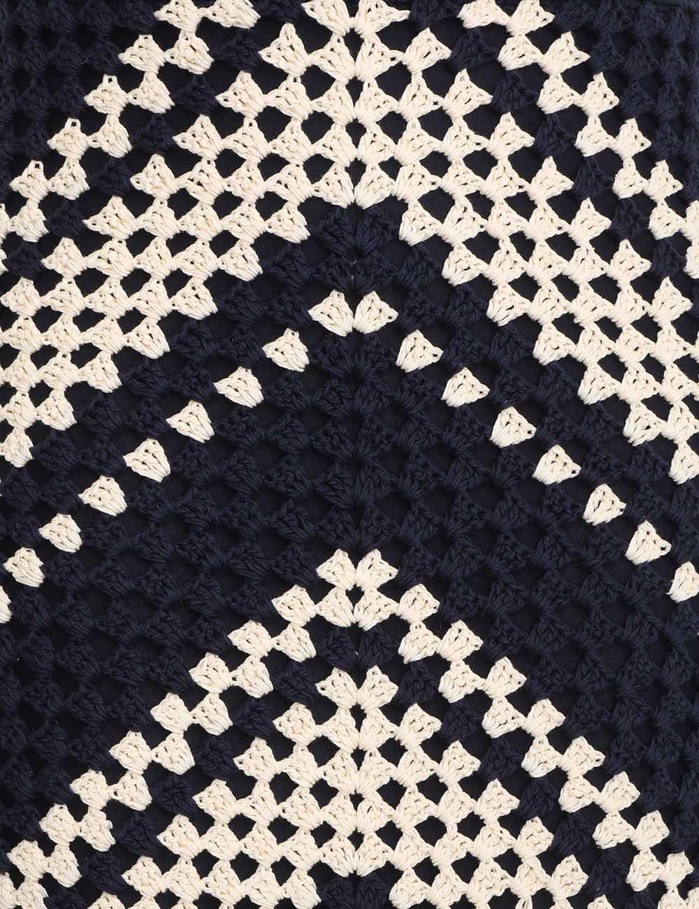 Chintz Crochet Fringed Skirt