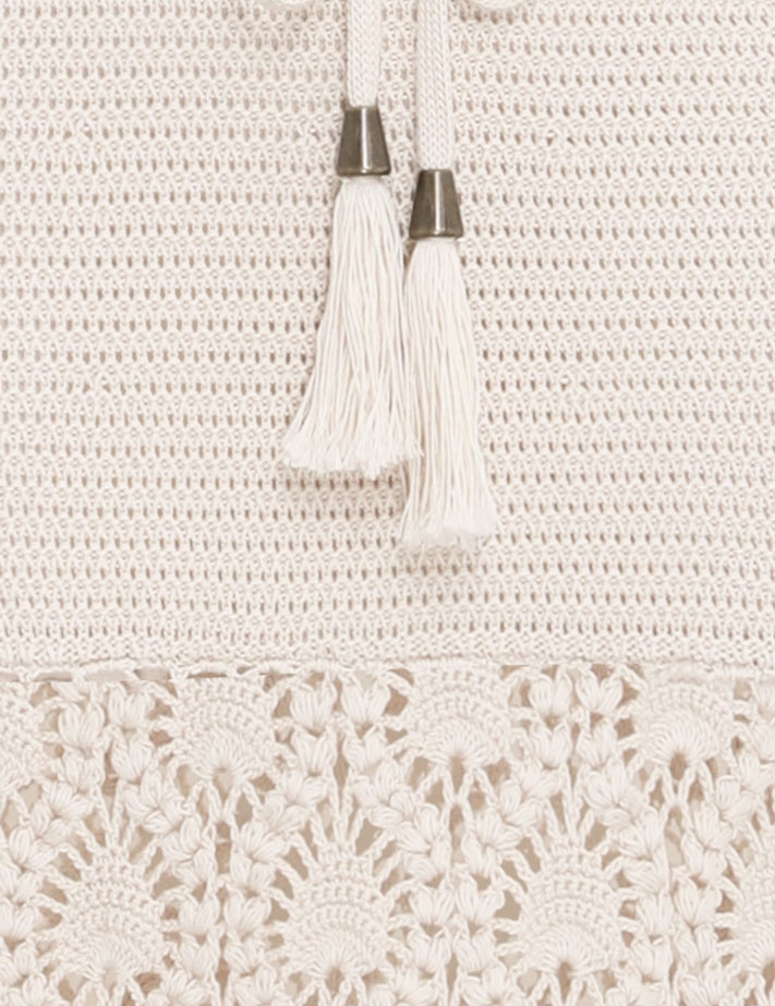 Ginger Hand Crochet Midi Skirt