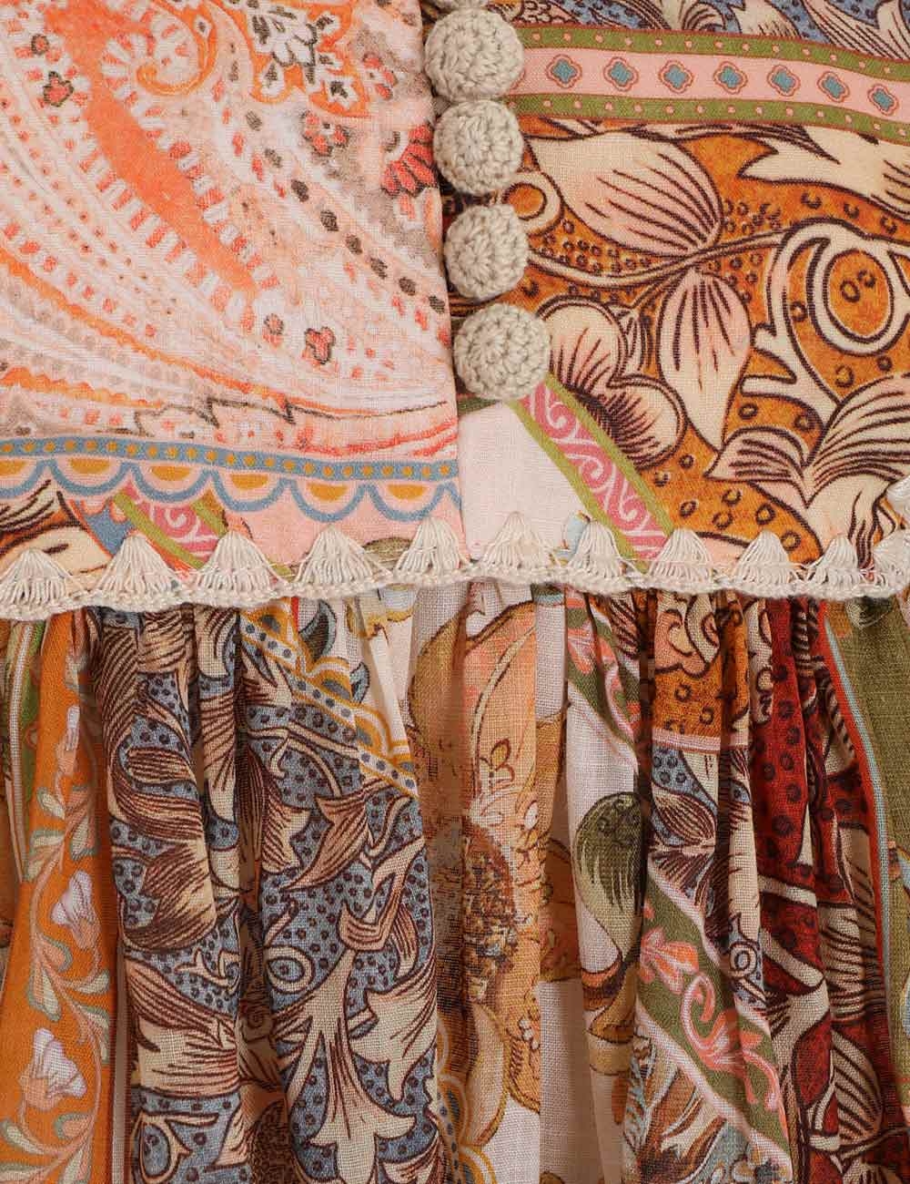 Chintz Billow Mini Dress
