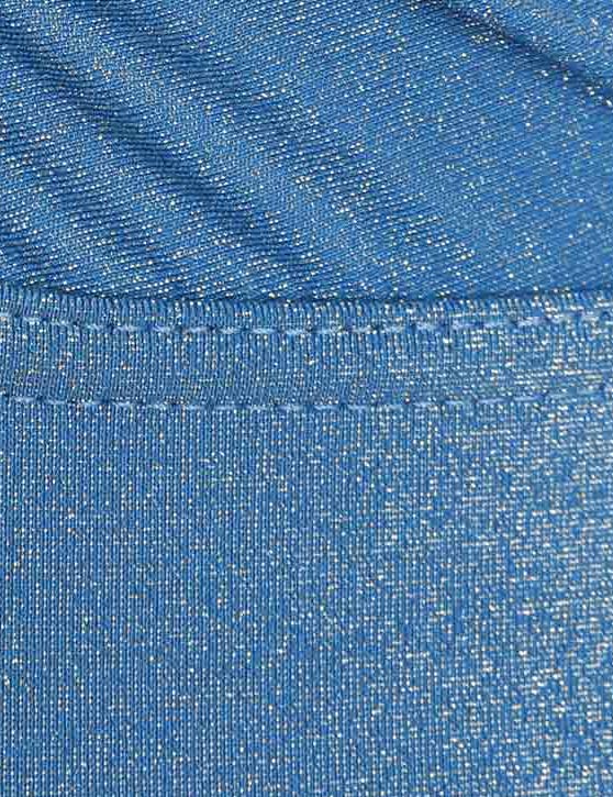Raie Lurex Ruched Halter 1PC