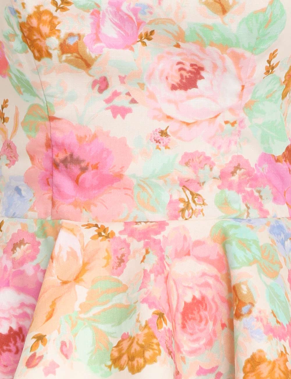 Raie Scallop Peplum Top