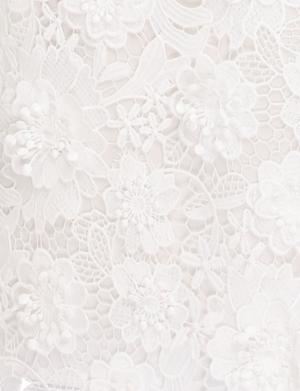 Raie Lace Flower Mini Dress