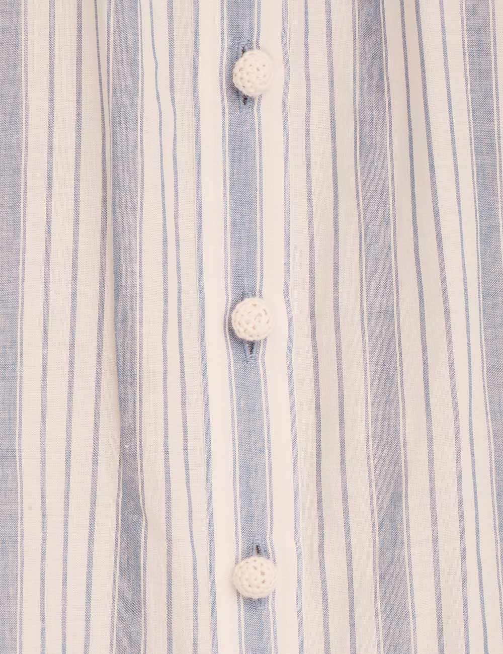 Chintz Striped Billow Blouse