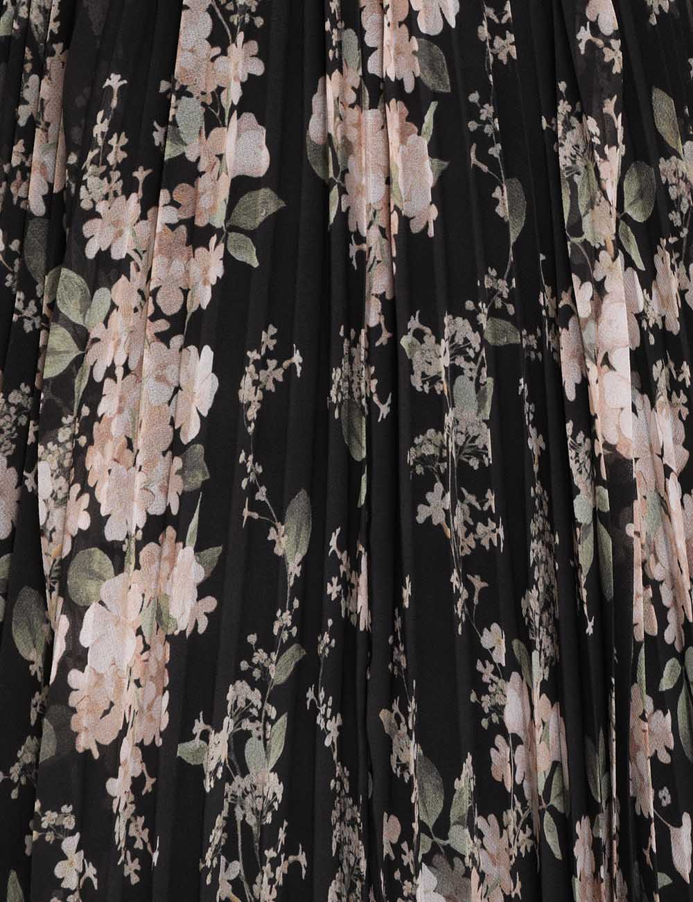 Sunray Pleated Midi Dress