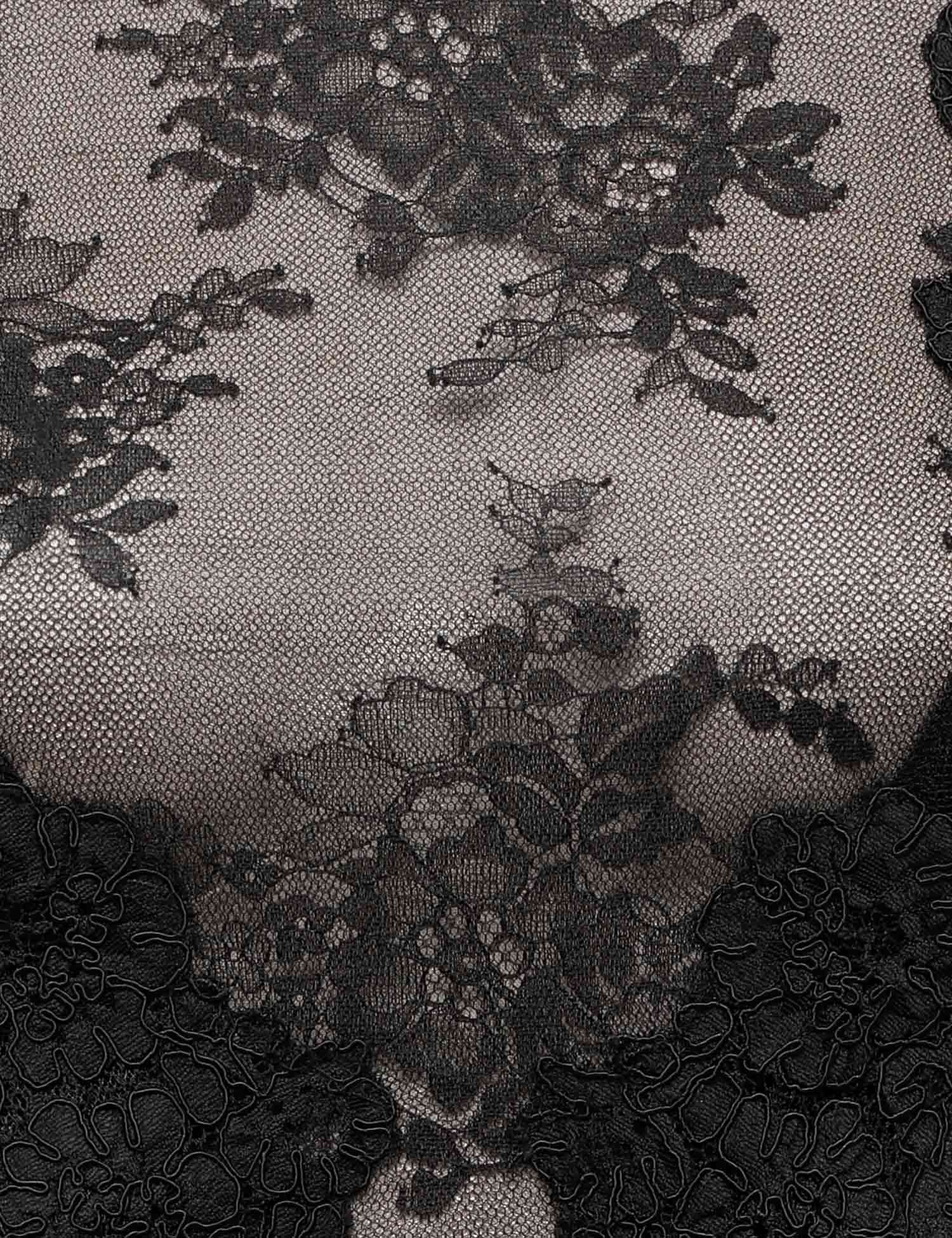 Sensory Lace Yoke Gown