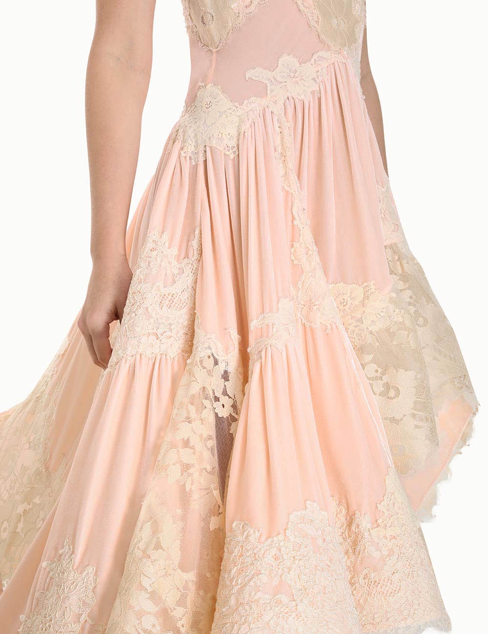 Luminosity Velvet Lace Midi
